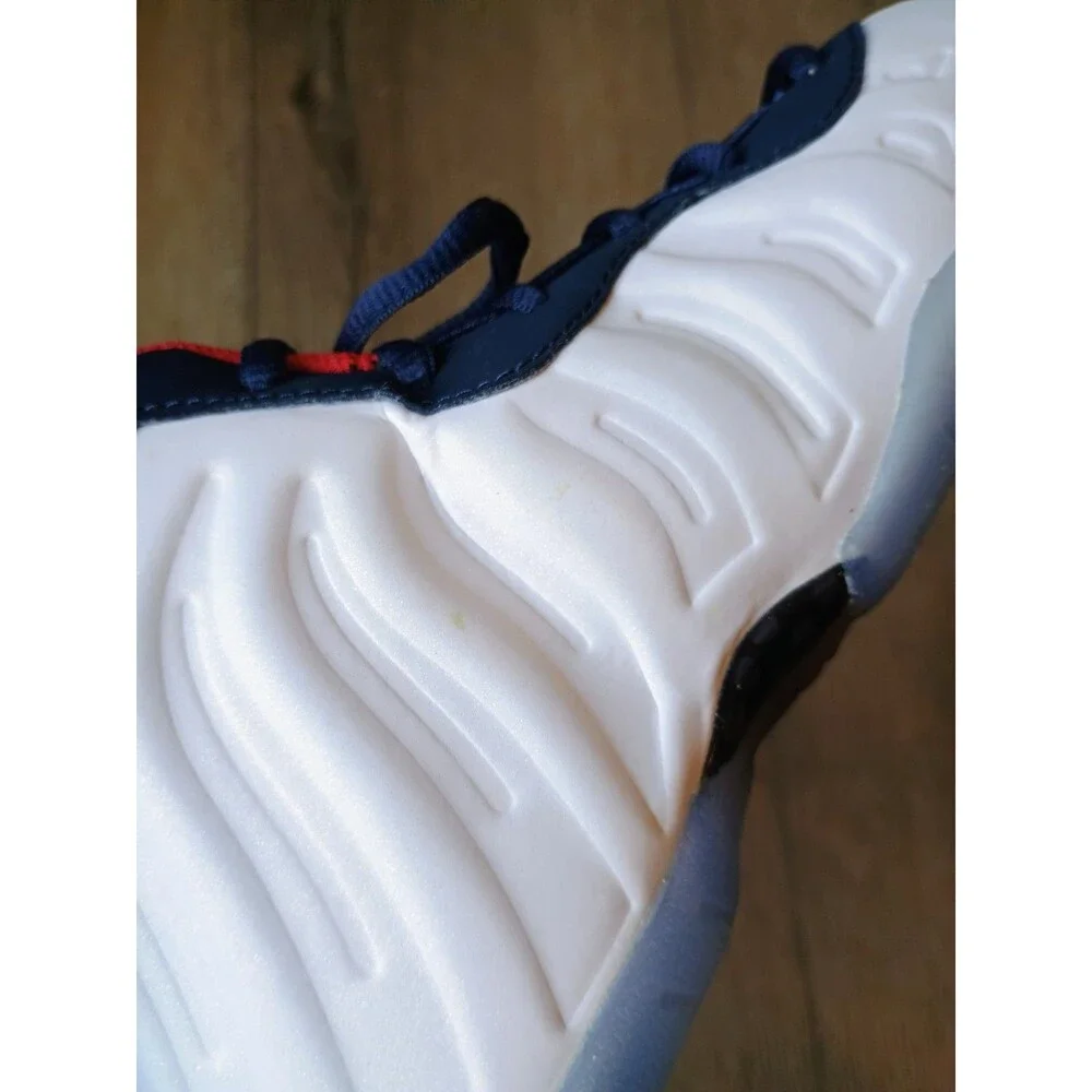 NIKE AIR LITTLE POSITE ONE 13C OLYMPIC OBSIDIAN RED GOLD WHITE 723946-403